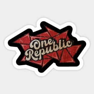 OneRepublic - Red Diamond Sticker